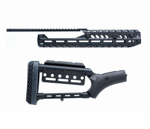 Il sistema rail PewView M-LOK offre un design ergonomico, opzioni di montaggio flessibili e materiali leggeri per prestazioni elevate in ogni situazione di tiro.